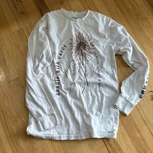 Sunflower Graphic Long Sleeve Shirt